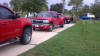 red trucks